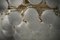 Weißer Kronleuchter aus Muranoglas & Messing, 2000er 9