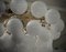 Weißer Kronleuchter aus Muranoglas & Messing, 2000er 6