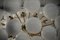Weißer Kronleuchter aus Muranoglas & Messing, 2000er 3