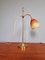 Art Deco Brass and Glass Desk Lamp by Charles Schneider, 1920s, Image 1