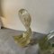 Modernist Clear and Gold Murano Glass Sculptures of Swans, 1960s, Set of 2 9