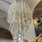 Lámpara de araña Jogali moderna de cristal de Murano de Angelo Mangiarotti para Vistosi, años 70, Imagen 9
