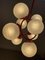 Lámpara Sputnik en espiral con 8 bolas, años 70, Imagen 4
