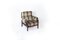 Fauteuil Vintage Stripped, 1960s 1