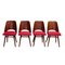 Mid-Century Dining Chairs by Radomír Hofman, 1960s, Set of 4 1