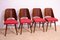 Mid-Century Dining Chairs by Radomír Hofman, 1960s, Set of 4 2