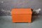 Antique Orange Toy Chest 5