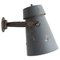 Vintage Industrial Grey Aluminium and Cast Iron Factory Sconce from Philips 3