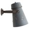 Vintage Industrial Grey Aluminium and Cast Iron Factory Sconce from Philips, Image 3