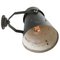 Vintage Industrial Grey Aluminium and Cast Iron Factory Sconce from Philips, Image 2