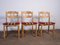 Razorblade Dining Chairs by Henning Kjærnulf for Nyrup Furniture Factory, 1960s, Set of 3 1