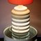 Stehlampe mit Metalllamellen & Orangefarbenem Lampenschirm von Hans-Agne Jakobsson, Schweden, 1960er 4