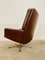 Mid-Century Danish Swivel Lounge Chairs in Brown Leather by Svend Skipper, 1970s, Set of 2 4
