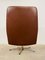 Mid-Century Danish Swivel Lounge Chairs in Brown Leather by Svend Skipper, 1970s, Set of 2, Image 6