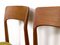 Teak Dining Chairs from Korup Stolefabrik, 1960s, Set of 4 4