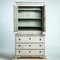 Gustavian Cabinet with Original Painting, 1820s 2
