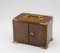 Antique English Desk Top Travelling Chest in Leather with Gilt Metal Table Top, Image 8