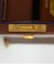 Antike englische Schreibtisch-Reisekommode aus Leder mit Tischplatte aus vergoldetem Metall 7