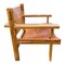 Fauteuil Sling Chief en Cuir de Gunnar Gudmundsson, Islande, 1960s 2