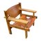 Leather Sling Chief Lounge Chair from Gunnar Gudmundsson, Iceland, 1960s, Image 3