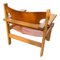 Fauteuil Sling Chief en Cuir de Gunnar Gudmundsson, Islande, 1960s 4