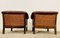 Mid-Century Danish Brown Leather and Rattan Club Chairs, 1970s, Set of 2 14