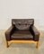 Mid-Century Danish Brown Leather Lounge Chair from Bramin, 1960s 11