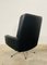 Mid-Century Danish Black Leather Swivel Chair by Svend Skipper, 1970s 7