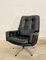 Mid-Century Danish Black Leather Swivel Chair by Svend Skipper, 1970s 5