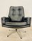 Mid-Century Danish Black Leather Swivel Chair by Svend Skipper, 1970s 13