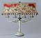 Hollywood Regency Tischlampe mit Weltkarten-Lampenschirm, 1950er 1