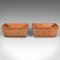 Italian Terracotta Windowsill Planters, 1970s, Set of 2, Image 1