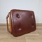 Danish Modern Teak and Leather Ottoman, 1960s, Image 6