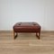 Danish Modern Teak and Leather Ottoman, 1960s 2