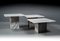 Carrara Marble Nesting Coffee Tables, Italy, 1960s, Set of 3 3