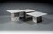 Carrara Marble Nesting Coffee Tables, Italy, 1960s, Set of 3 7