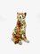 Escultura de guepardo italiana vintage de cerámica, años 60, Imagen 2