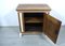 Small German Sideboard Cabinet in Oak and Antique White Paint, 1880s 8