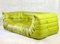 Vintage 3-Seat Togo Sofa with Arms in Green Leather by Michel Ducaroy for Ligne Roset, 2012 6