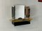 Mid-Century Modernist Tri-Fold Vanity Wall Mirror in the style of Mathieu Matégot, 1950s, Image 5