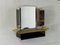 Mid-Century Modernist Tri-Fold Vanity Wall Mirror in the style of Mathieu Matégot, 1950s, Image 9