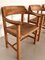 Vintage Dining Chairs in Pine and Paper Cord by Rainer Daumiller, 1970s, Set of 4 7