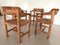 Vintage Dining Chairs in Pine and Paper Cord by Rainer Daumiller, 1970s, Set of 4 3