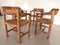Vintage Dining Chairs in Pine and Paper Cord by Rainer Daumiller, 1970s, Set of 4, Image 3