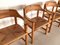 Vintage Dining Chairs in Pine and Paper Cord by Rainer Daumiller, 1970s, Set of 4 8