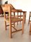 Vintage Dining Chairs in Pine and Paper Cord by Rainer Daumiller, 1970s, Set of 4 4