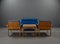 Coffee Table and Armchairs by Rud Thygesen & Johnny Sorensen for Magnus Olesen, 1975, Set of 5 4