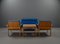 Coffee Table and Armchairs by Rud Thygesen & Johnny Sorensen for Magnus Olesen, 1975, Set of 5, Image 4