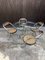 Vintage Italian Dining Table and Chairs, 1970s, Set of 5, Image 4