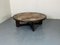 Large Round Ceramic and Oak Coffee Table by Tue Poulsen for Haslev Møbelsnedkeri, Denmark, 1963 9